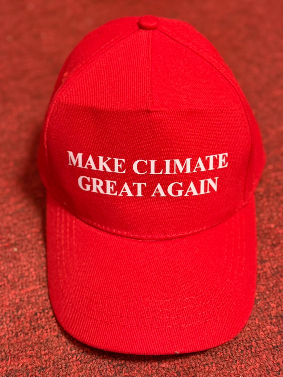 Cap: Make Climate Great Again – weiß